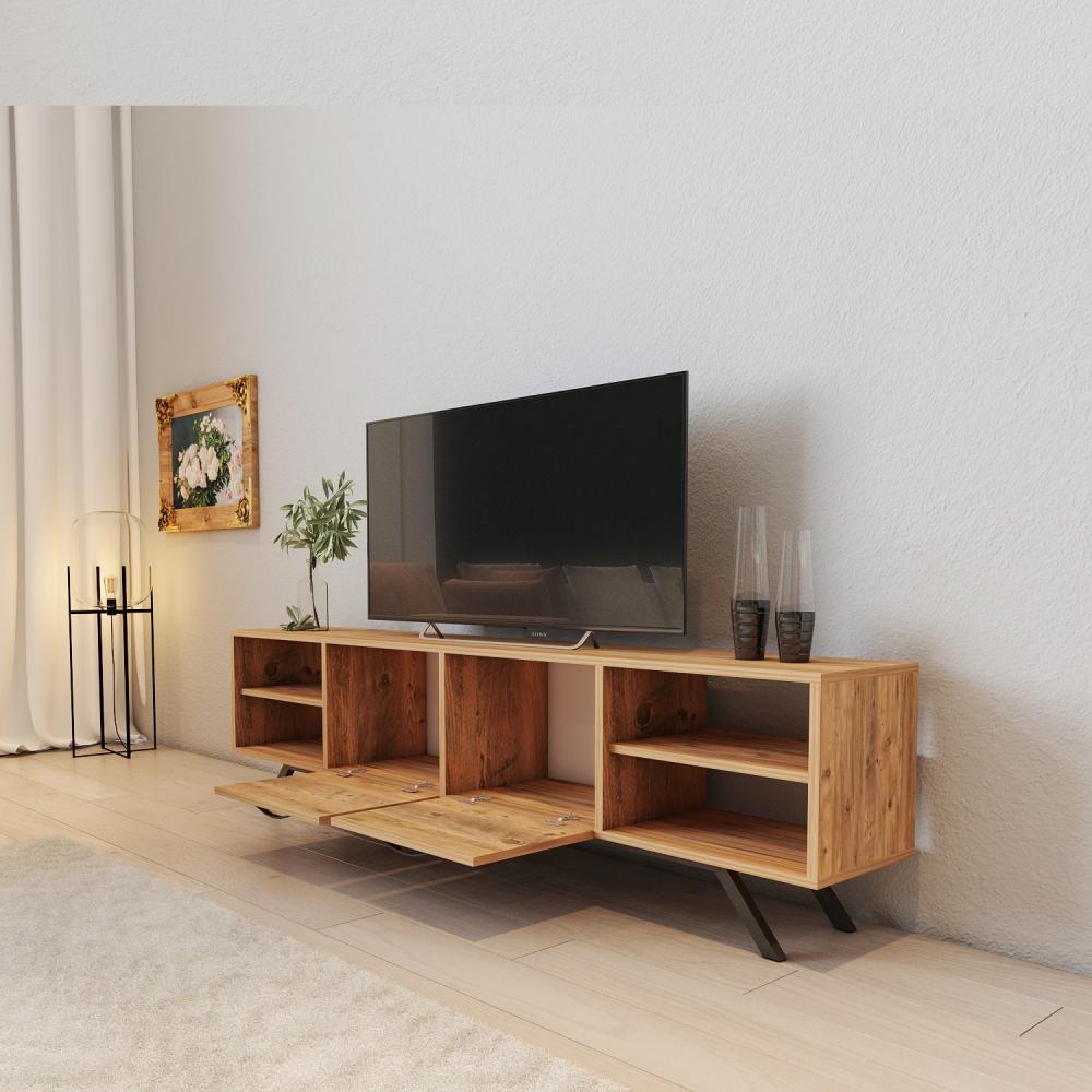 TV Lowboard 150 cm Stehend – Eiche 2 Türen | Linco