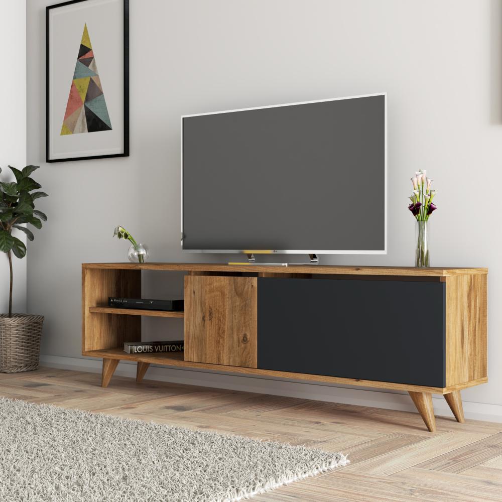 TV stand 150 cm Standing - Oak 2 doors | Maher