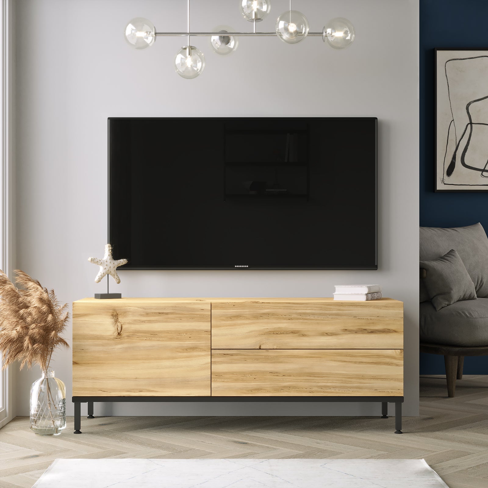 TV stand 120 cm Oak style | Marseille