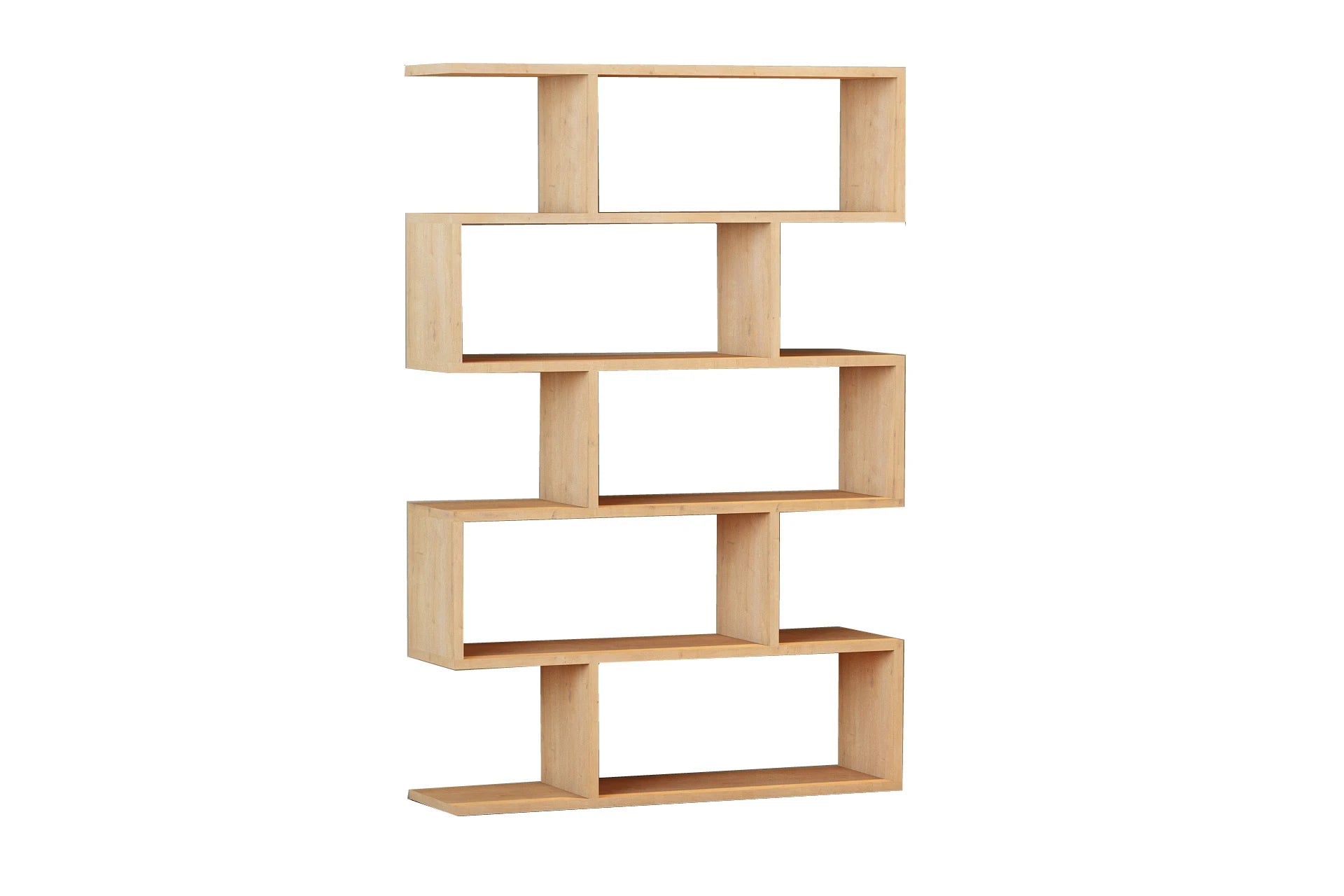 Bookcase Oak | Zigzag form