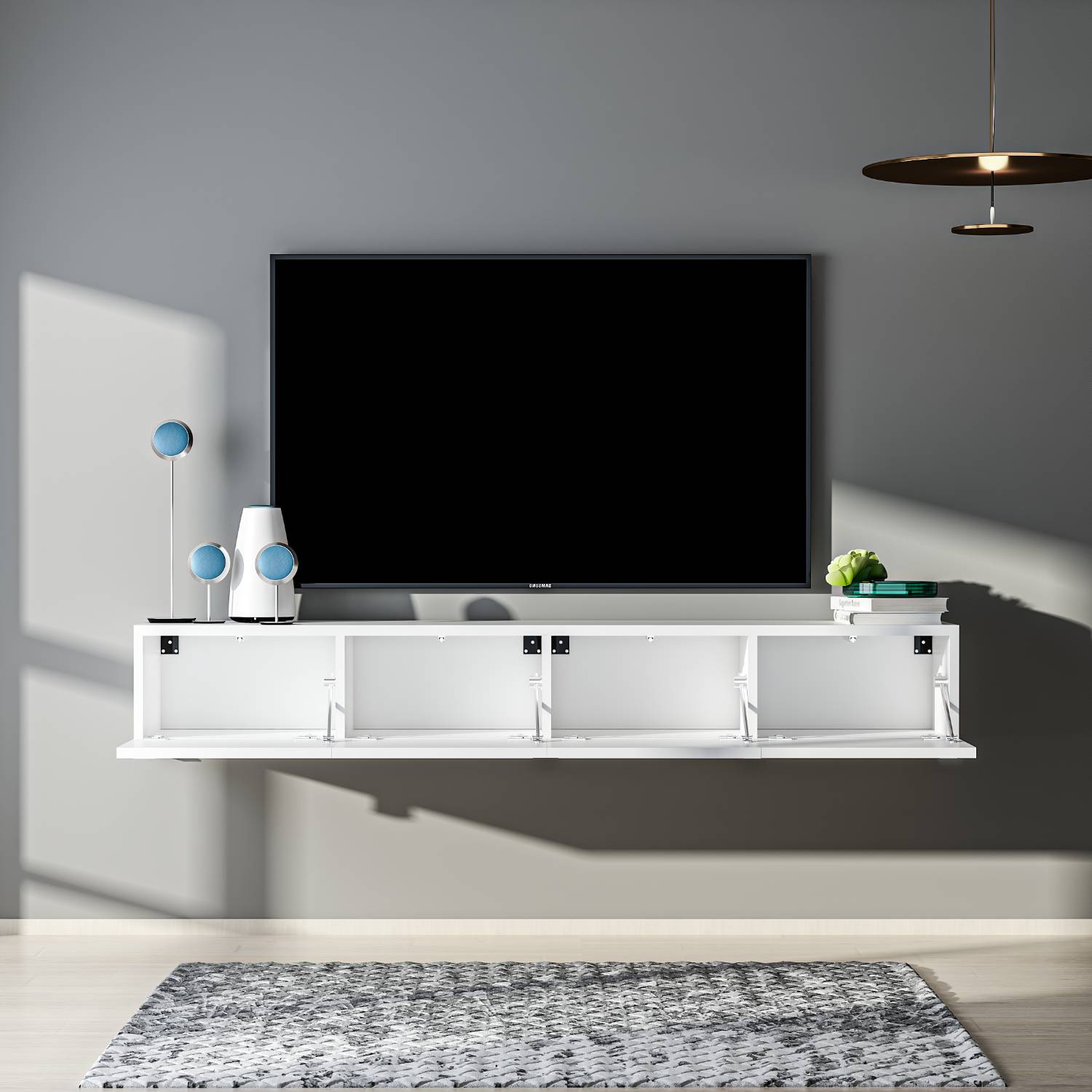 TV Stand 200 cm with LED light