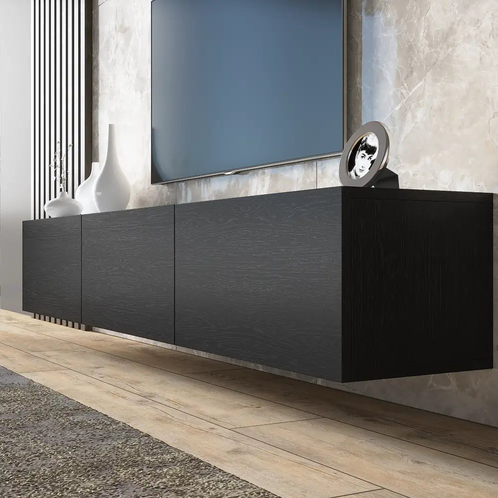 TV Stand 180 cm Floating - Wood grain | Vetlanda