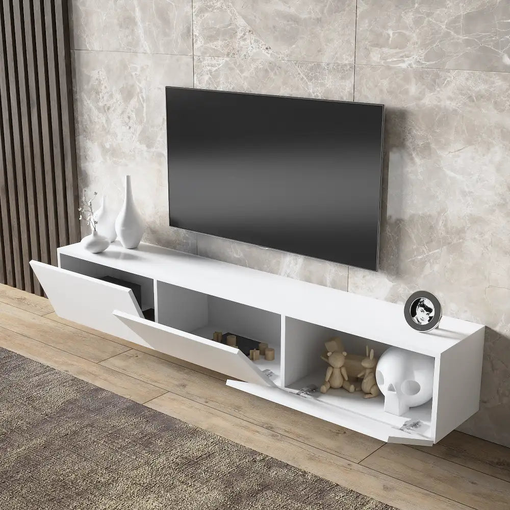 TV Stand 180 cm Floating - Wood grain | Vetlanda