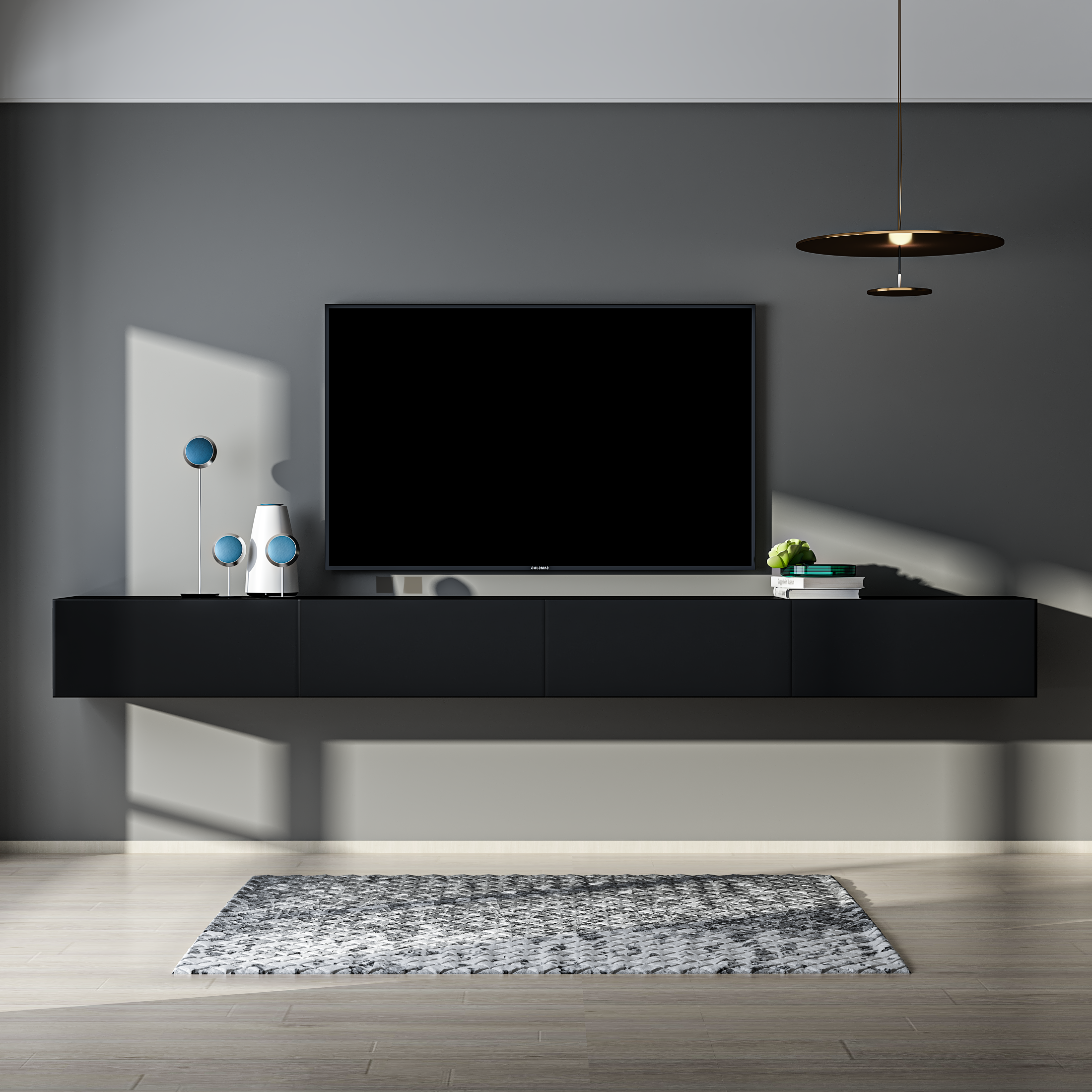 TV Stand 300 cm with LED light