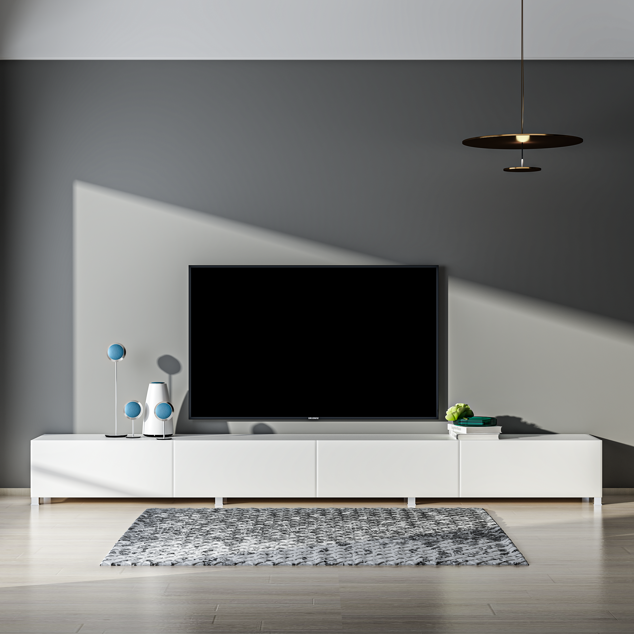 TV Stand 300 cm with LED light