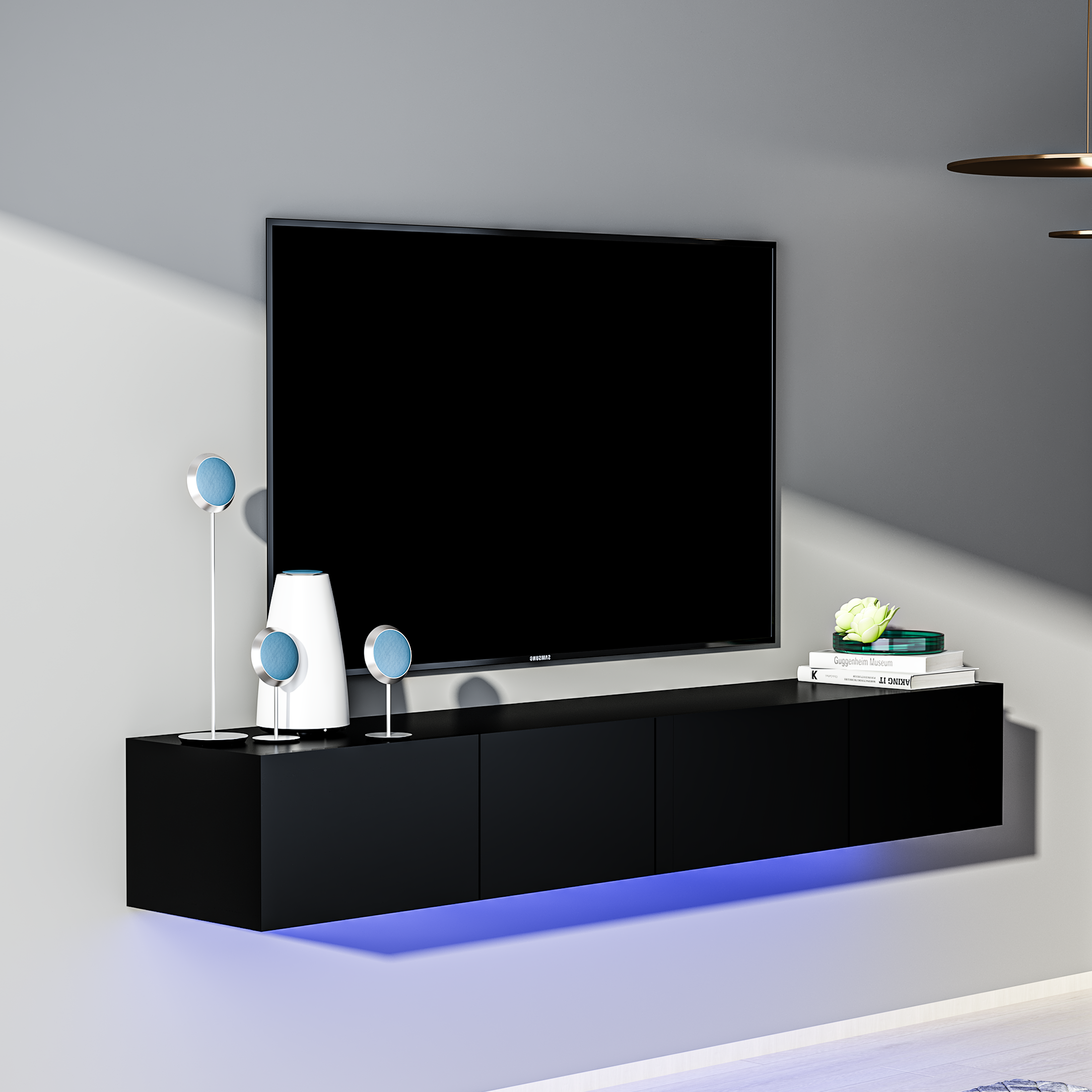 TV Stand 220 cm with LED light