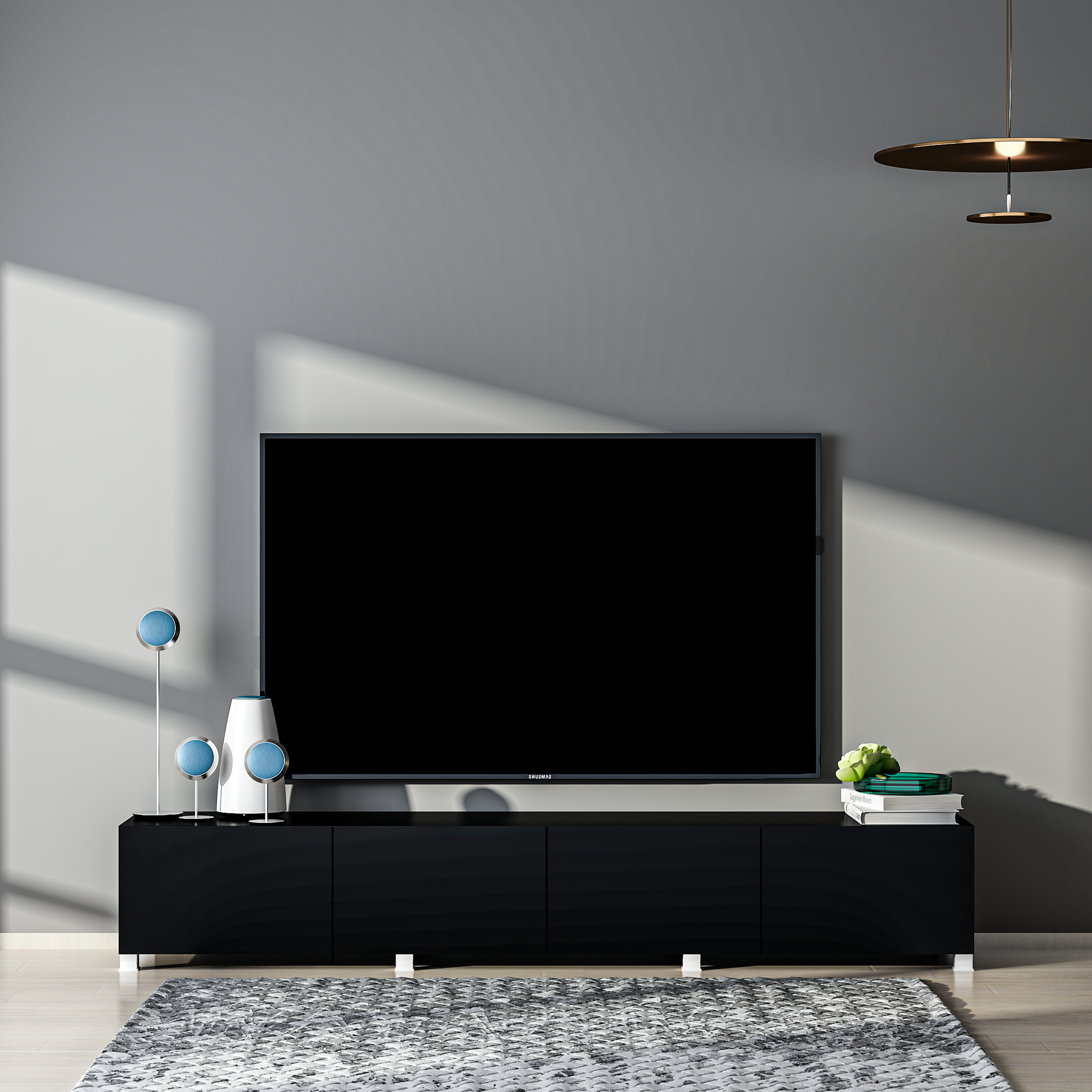 TV Stand 220 cm with LED light