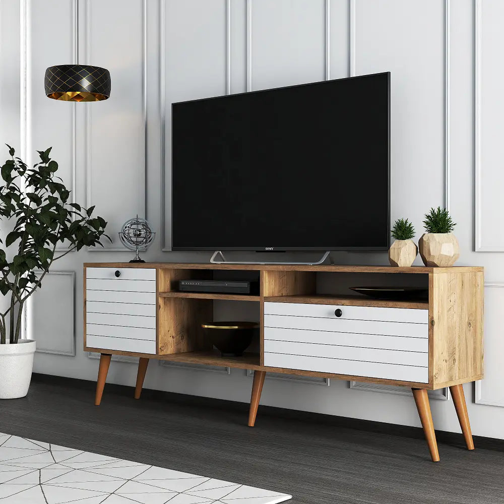 TV Stand 180 cm Standing - Oak-White | Osby