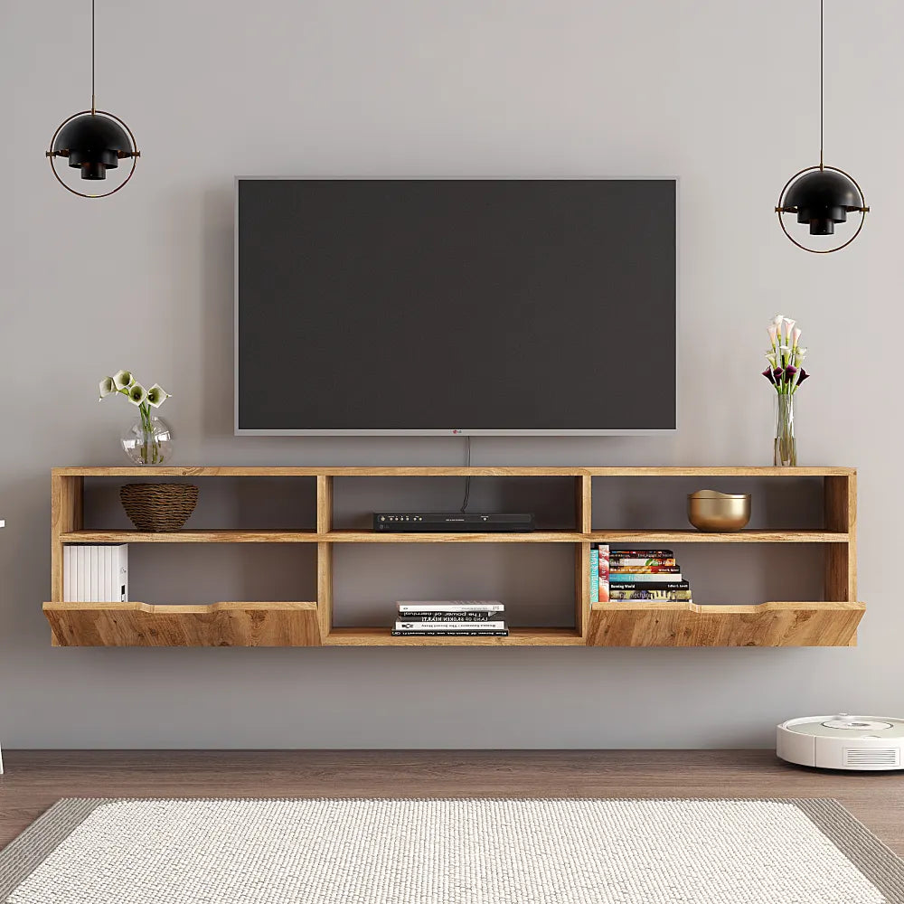 TV stand 160 cm Floating - Oak | Högland