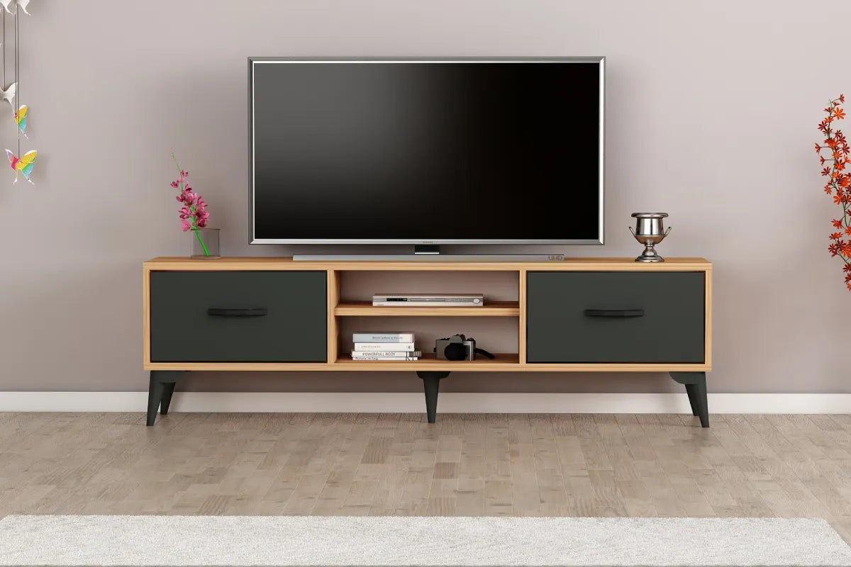 TV Lowboard 180 cm stehend - Eiche | Adak