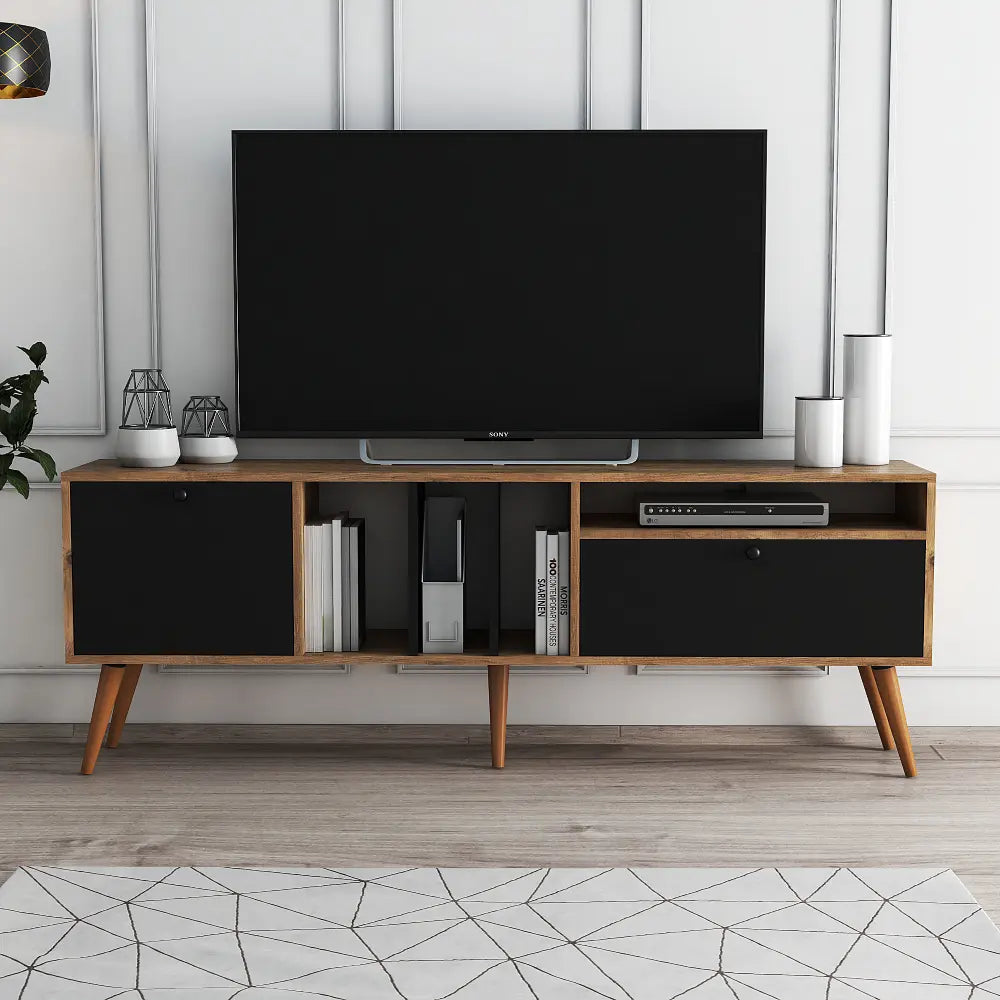 TV Stand 180 cm Standing - Oak | Borgholm