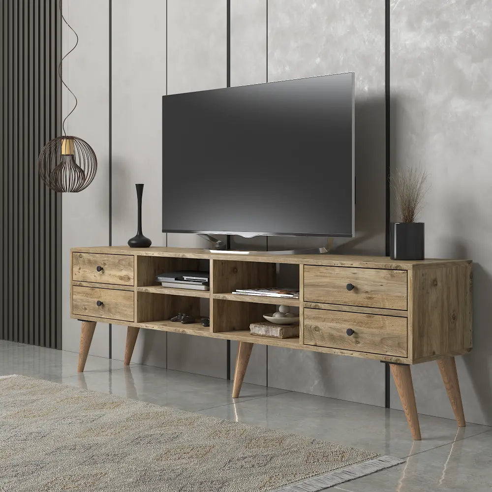 TV Stand 180 cm Standing - Oak | Kinna