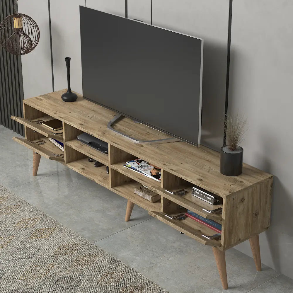 TV Stand 180 cm Standing - Oak | Kinna