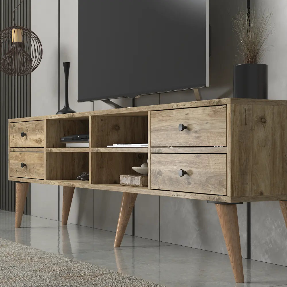 TV Stand 180 cm Standing - Oak | Kinna