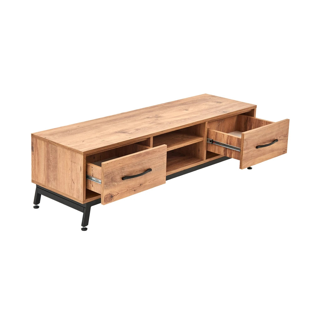 TV stand 140 cm Standing - Oak | Bjert